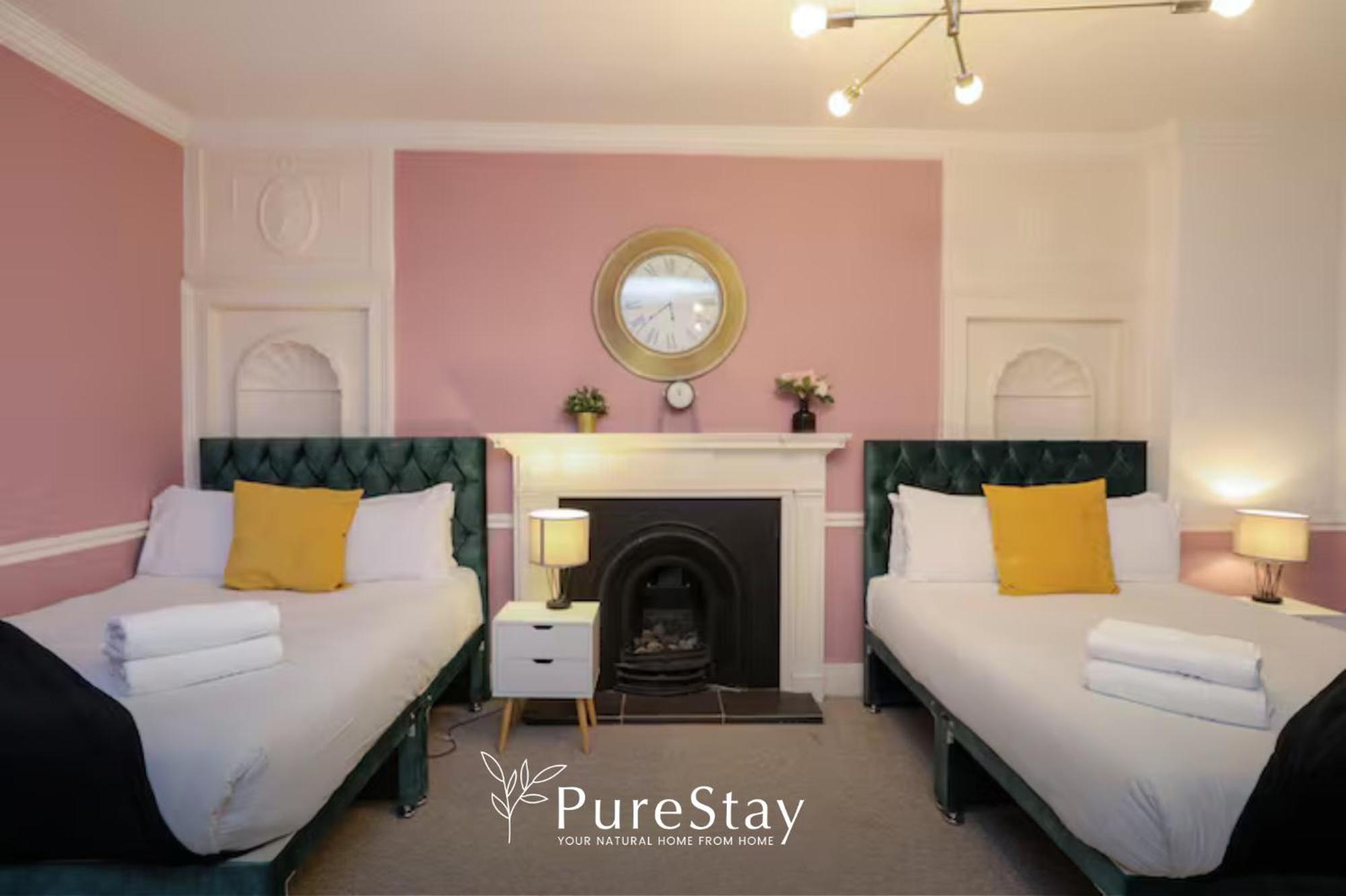 Beautiful 2Bedroom 4 Actual Beds House With Wifi By Purestay Bath Exterior photo